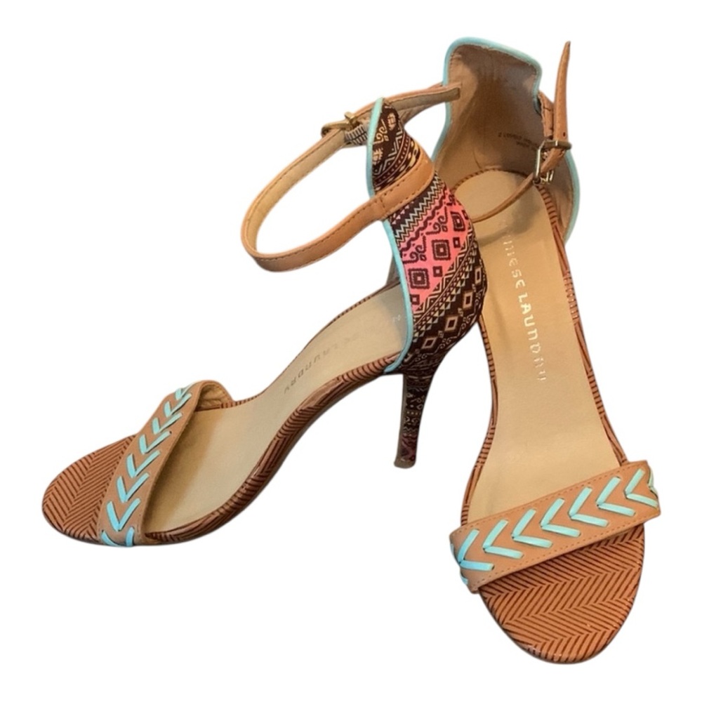 Chinese Laundry Multicolor Patterned Stiletto Hee… - image 2